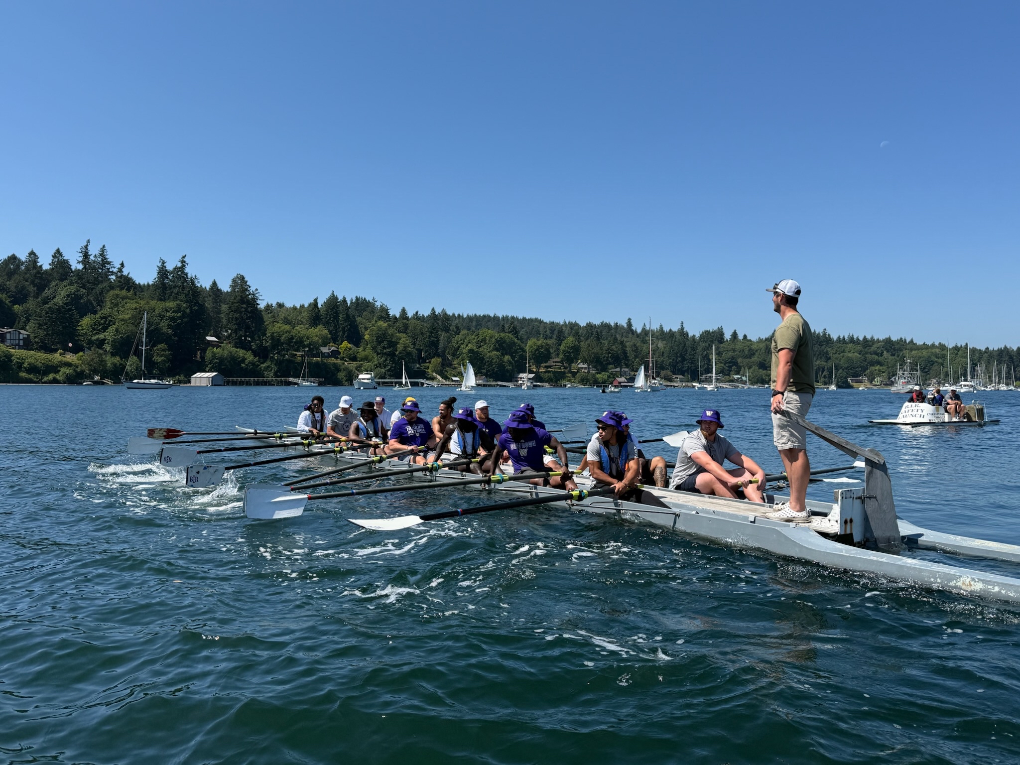 Rowing team building